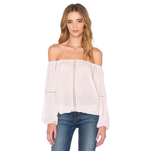 Young Fabulous & Broke NWT YFB Villa Top in Powder Pink size Large - Picture 1 of 7